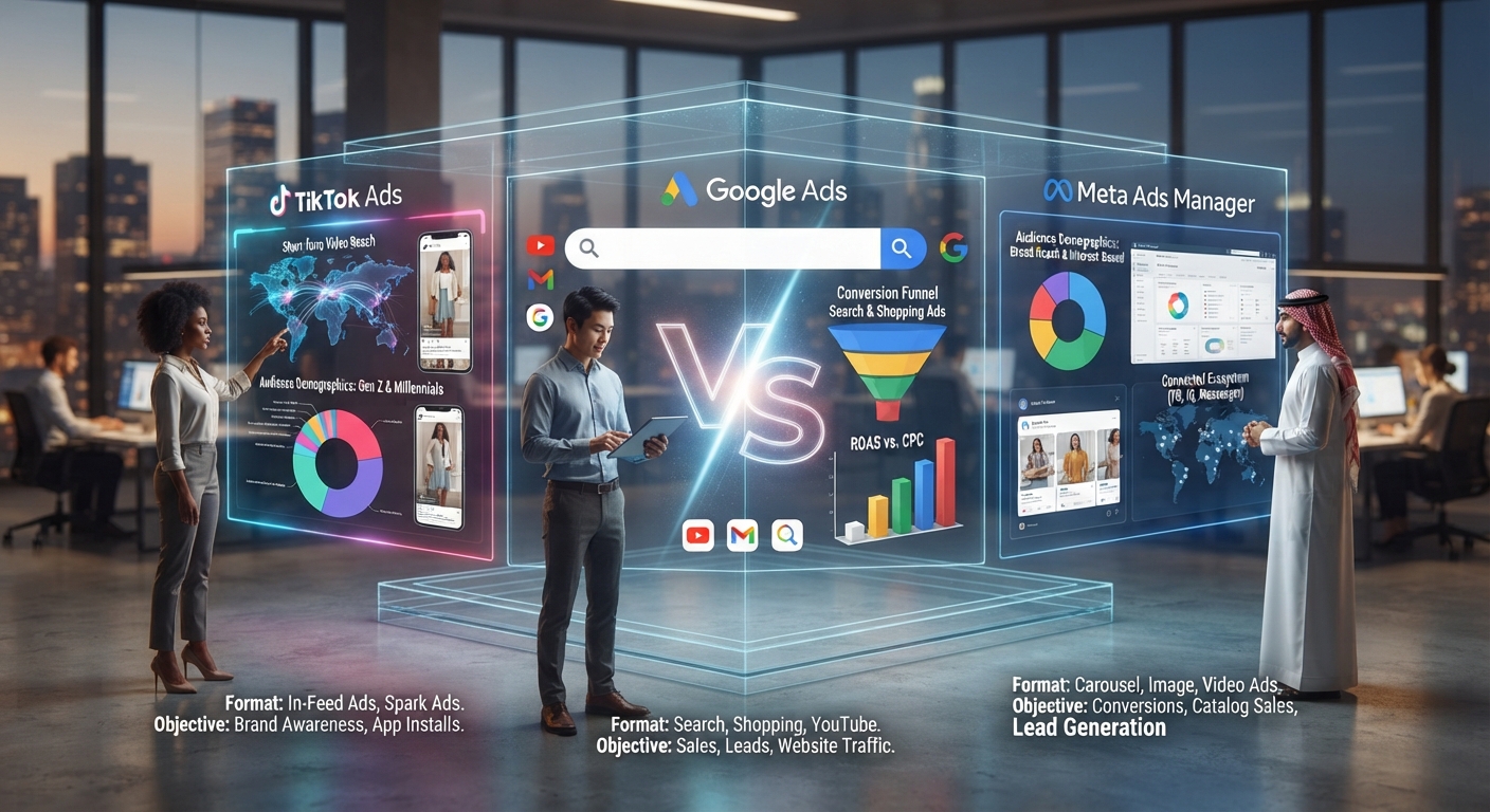 Google Ads vs Meta Ads vs TikTok Ads: Mana yang Paling Efektif untuk Institusi Pendidikan?